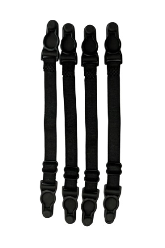 Thigh High Sock Straps - Black