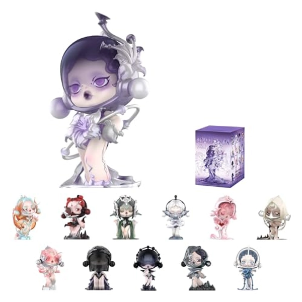 POP MART SKULLPANDA The Sound Series Figures, SKULLPANDA Blind Box Figures, Random Design Action Figures Collectible Toys Home Decorations, Holiday Birthday Gifts, Single Box