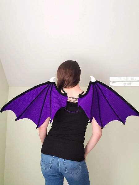 Wearable Dragon Wings- Crochet Pattern
