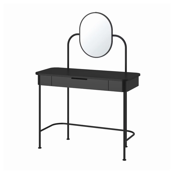 GRÅFJÄLLET Dressing table - anthracite 100x42 cm