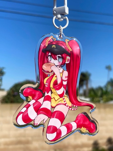 McMiku Acrylic Epoxy Charm