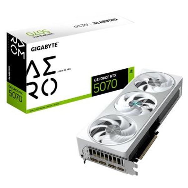 Gigabyte GeForce RTX 5070 Aero OC 12G Graphics Card (GV-N5070AERO OC-12GD) - Umart.com.au