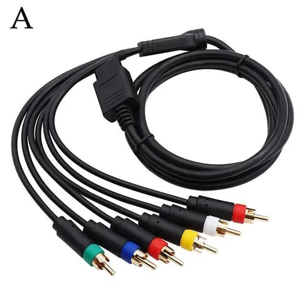 Bitfunx Rgb/rgbs Cable Sync Video Audio Cable for N64 64 Snes Ngc Video Consoles