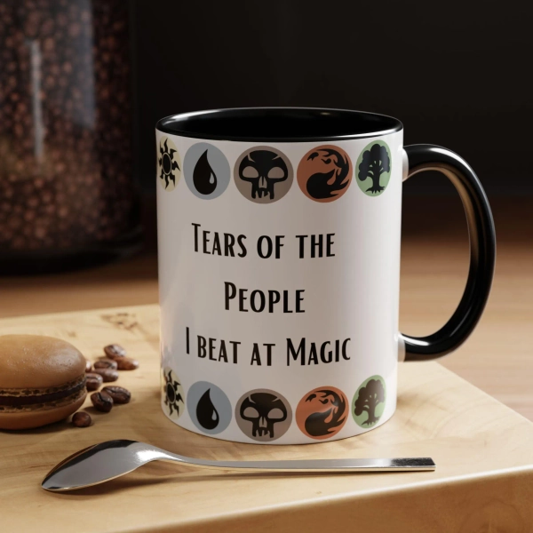 Magic The Gathering Tears of the People I Beat at Magic Coffee Mug - Unique Gift for Gamers MTG Fans Dungeons and Dragons Birthday, Holidays