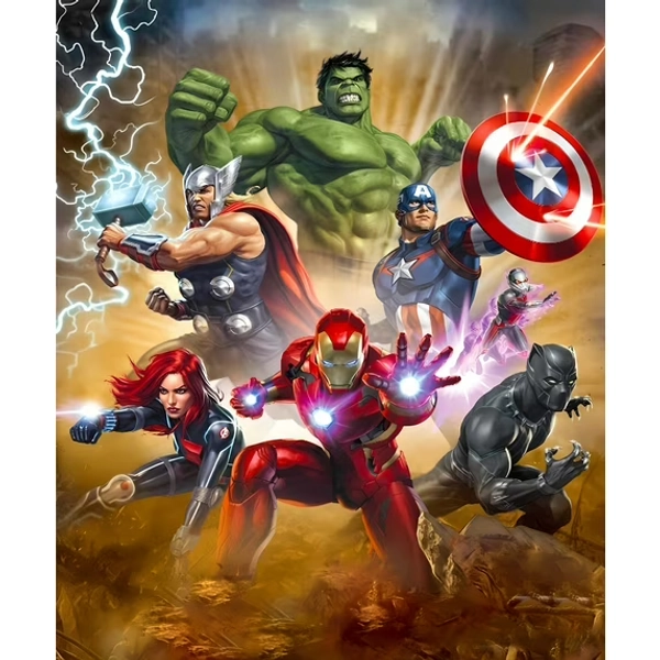 Avengers Diamond Painting Kits for Adults and Kids (12x16inch)