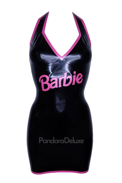 Goth Barbie Latex Halter Dress