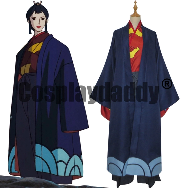 IN STOCK Costume Principessa Mononoke Irontown Lady Eboshi Kimono Anime Cosplay