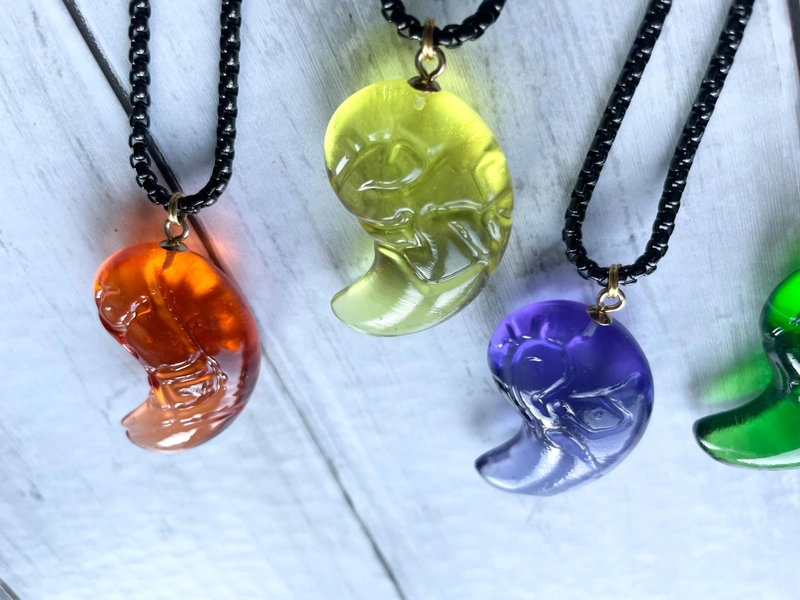 Large Pendant: Zelda Tears of the Kingdom Secret Stone - 1 5/8” Stone