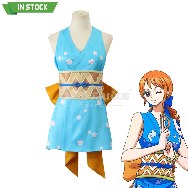 【In Stock】Anime One Piece Cosplay Nami Pajamas Cosplay Costume