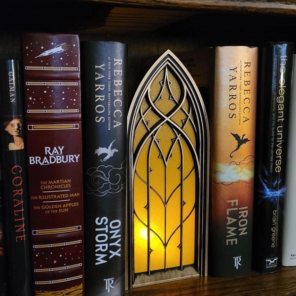 Fantasy Window Book Nook with Light  -  1 Large