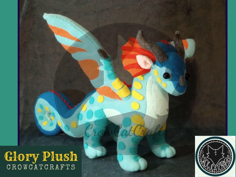 Glory Plush Wings of Fire- CrowCatCrafts