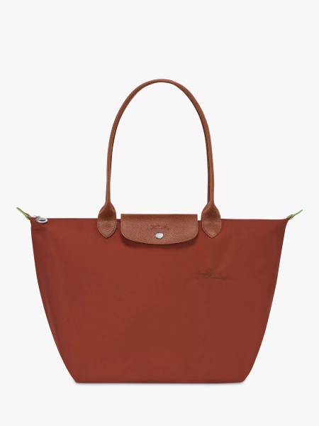 Longchamp Le Pliage Green Recycled Canvas Large Tote Bag