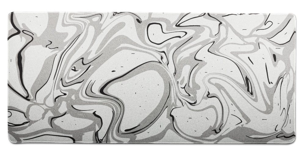 Marble Liquid Desk Mat - Cloud