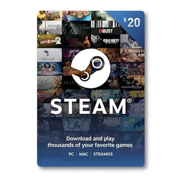 Steam Wallet Prepaid Card (20USD)