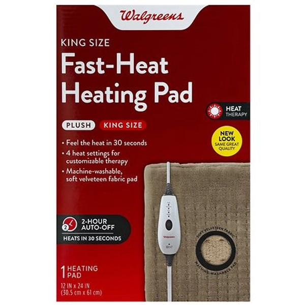 Walgreens Fast Heat Healing Pad King Size