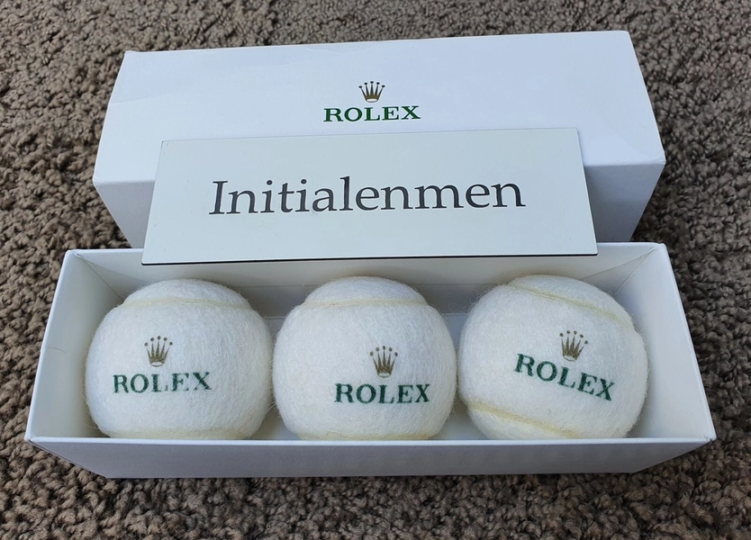 ROLEX Tennis Balls set of 3 rare / BRAND NEW 100% authentic in BOX