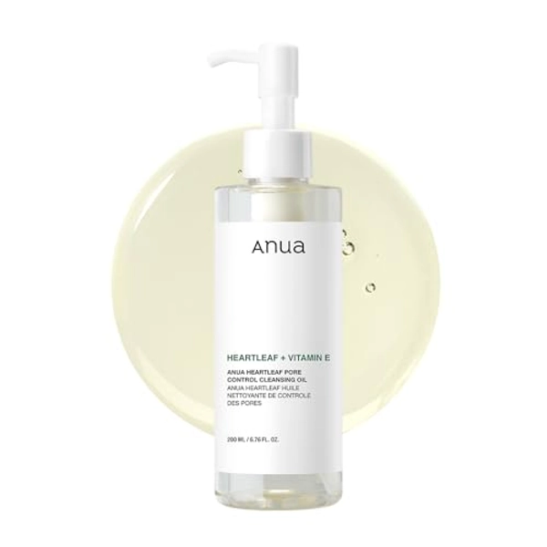 Anua Heartleaf Pore Control Cleansing Oil, Oil Cleanser for Face, Makeup Blackhead Remover, Korean Skin Care 6.76 fl oz(200ml) (original)