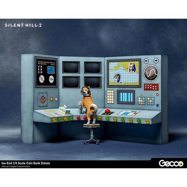 Gecco SILENT HILL 2 Dog End 1/6 Scale Piggy Bank Painted Statue Figure MIRA F/S