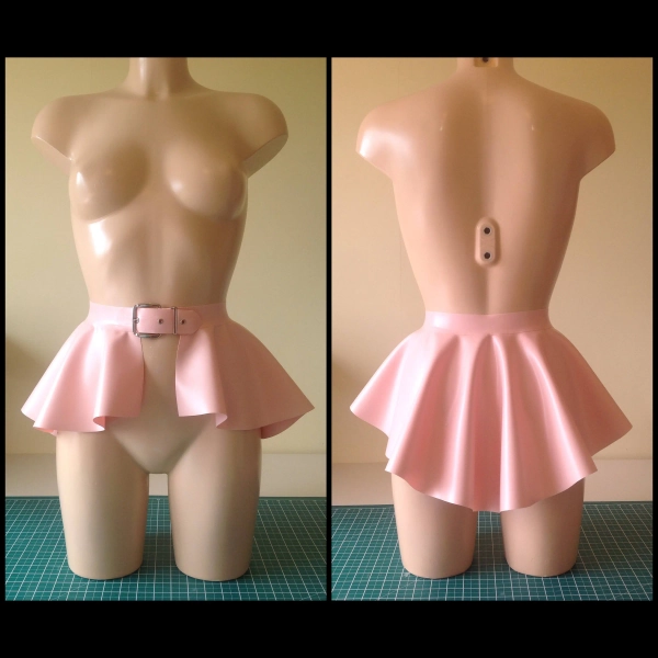 Rubber Latex Peplum Belt