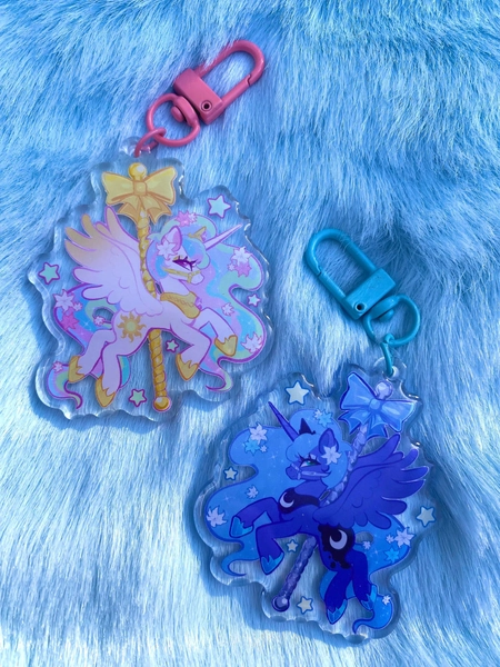 Carousel MLP Acrylic Charm