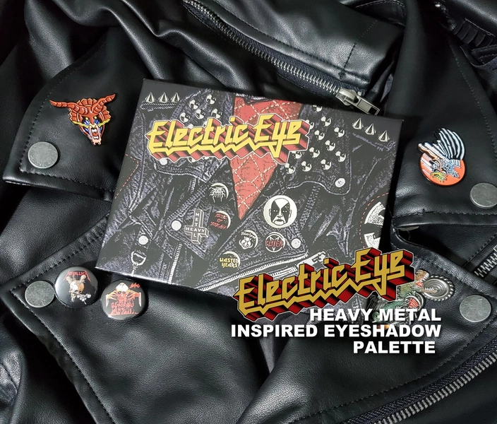 Heavy Metal Eyeshadow Palette - ELECTRIC EYE - The worlds only TRUE Heavy Metal inspired eyeshadow palette