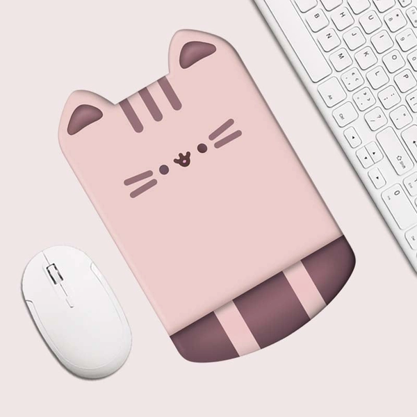 Cute Cat Wrist Support Mousepad