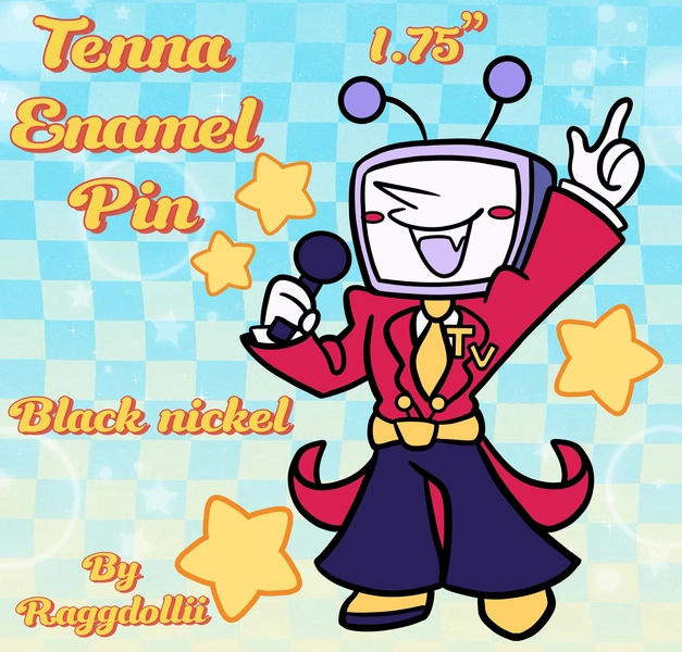 DELTARUNE PREORDER Mr Ant Tenna TV Time Enamel Pin