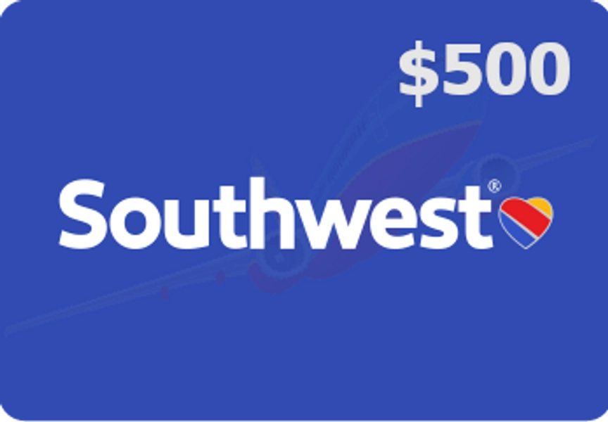 Southwest Airlines $500 Gift Card US