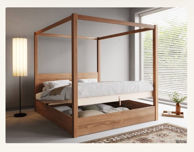Get Laid Beds Ottoman Four Poster 