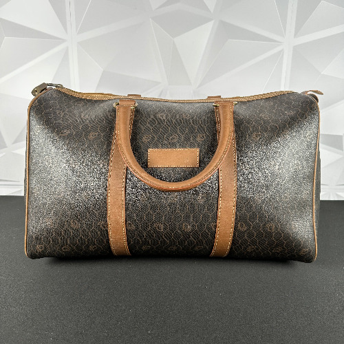 Dior Brown Honeycomb Monogram Duffle