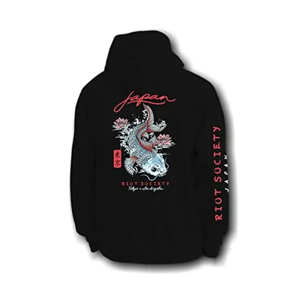                             Riot Society Graphic or Embroidered Hoodie Hooded Sweatshirt                        