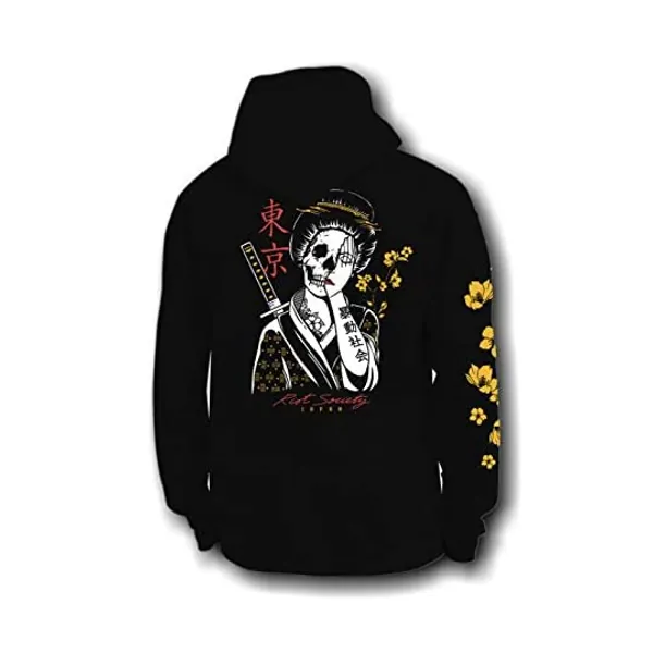                             Riot Society Graphic or Embroidered Hoodie Hooded Sweatshirt                        