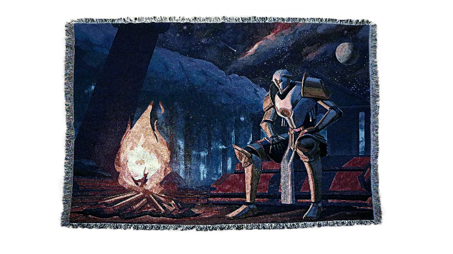 Ultrakill Gabriel Tapestry - Campfire | Default Title