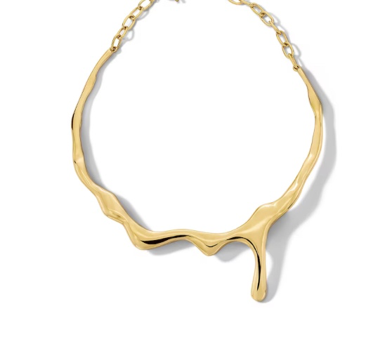 Zales x SOKO Triko Choker Necklace in Brass with 24K Gold Plate - 17.99"