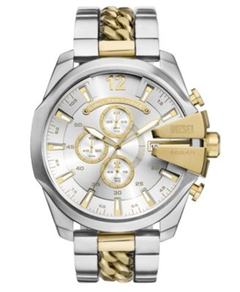 Men's Mega Chief Chronograph Two-Tone Stainless Steel Watch 51mm