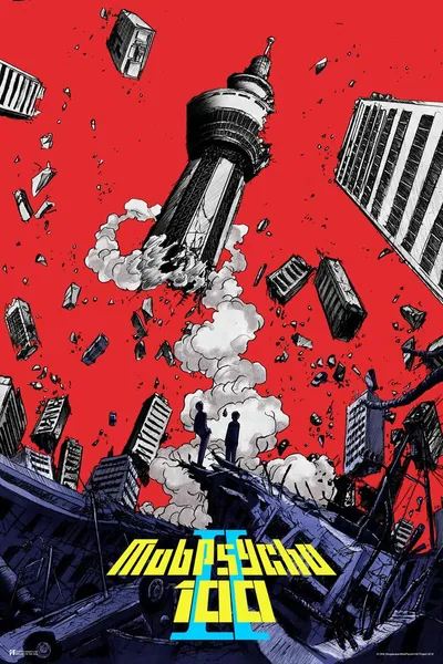 Mob Psycho 100 Poster Anime Season 2 Series 2 Crunchyroll Japanese Anime Merchandise Manga Series Anime Streaming Poster Merch Anime Bedroom Decor Cool Wall Decor Art Print Poster 12x18 - Season 2 | 14158 - 12x18 inches