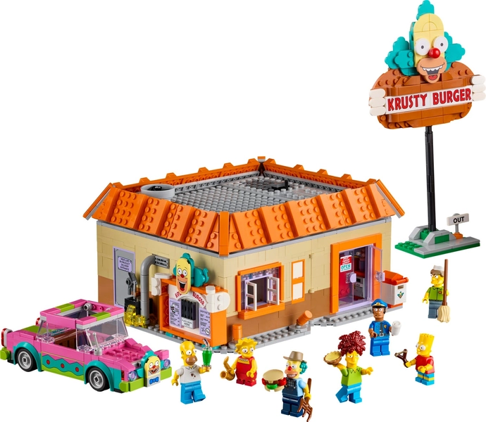 The Simpsons™: Krusty Burger 10352 | The Simpsons™ | Buy online at the Official LEGO® Shop US 