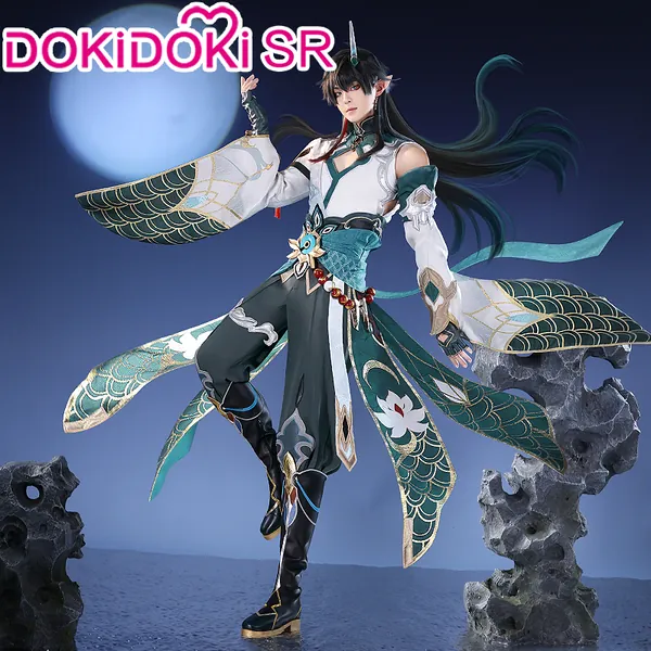 【Shoes Ready For Ship】DokiDoki-SR Game Honkai: Star Rail Cosplay Dan Heng Imbibitor Lunae Cosplay Costume /Shoes Danheng