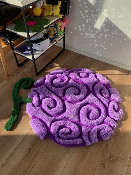 3d Devil Fruit Gomu Gomu tufted custom rug