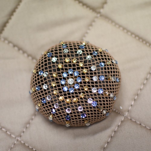Hairnet with crystals Lt. Sapphire / Lt. Colorado topaz / Crystal | Default Title