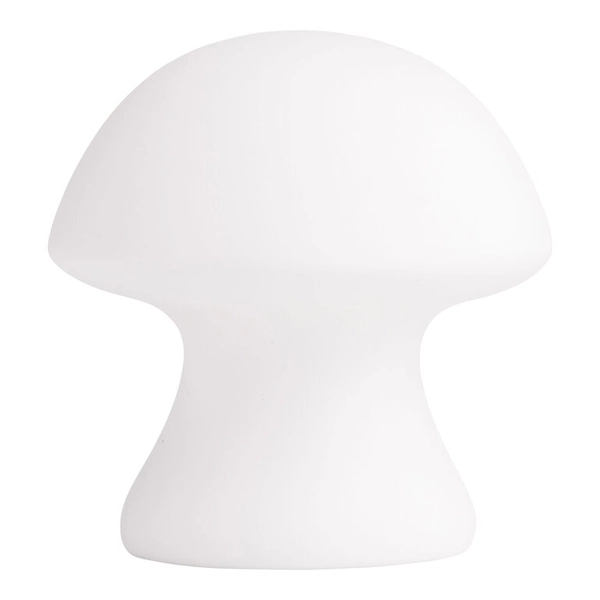 Kikkerland White Porcelain Mushroom LED Light