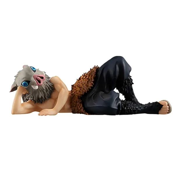 Inosuke Anime Car Dashboard Doll Figurine Cute Car Interior Display Home Office Decoration Ornaments PVC Action Figure Model Toy - Hashibira Inosuke