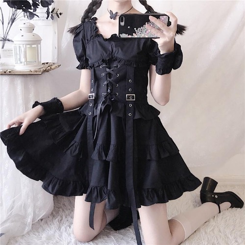 Gothic Renaissance Lolita Dress - M