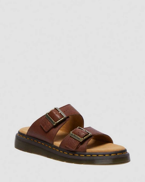 DR MARTENS Josef Ambassador Leder Slide Sandalen