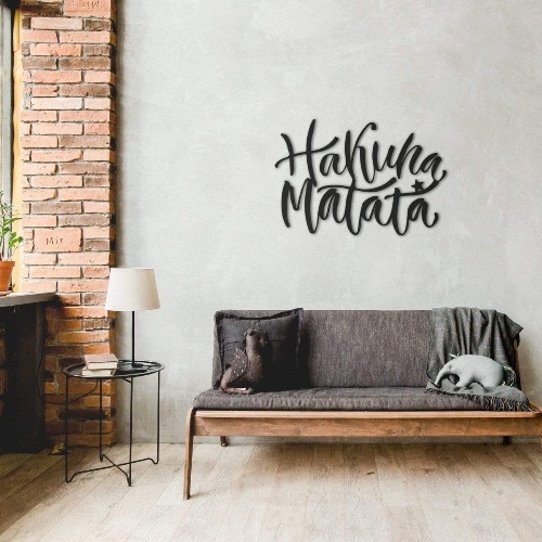 Hakuna Matata - Metal Wall Art by Northshire Wall Art