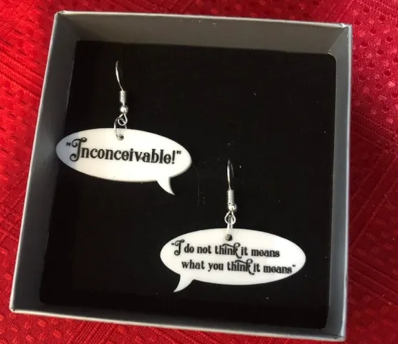 Princess Bride earrings