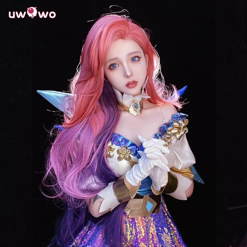 Uwowo Collab Series: Game LOL League of Legends Singer Seraphine Cosplay Costume | S