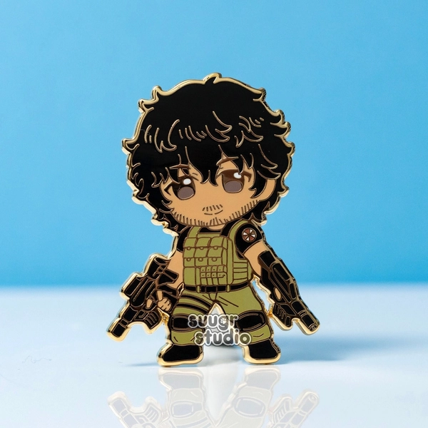 RE Carlos Oliveira Hard Enamel Pin, Gift