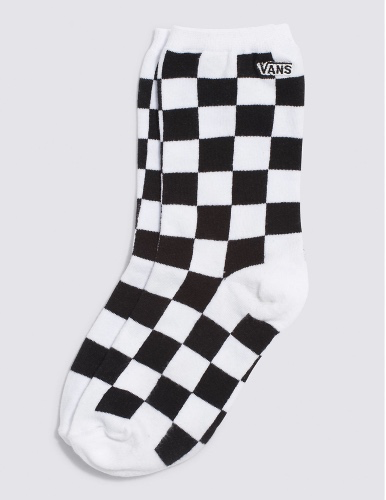Checker print socks