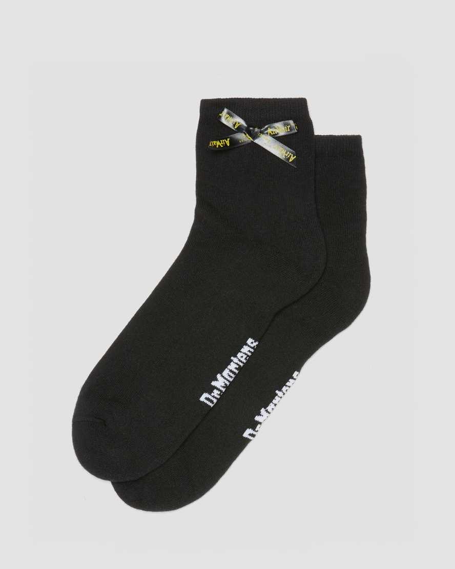 DR MARTENS Ankle Bow Organic Cotton Blend Socks
